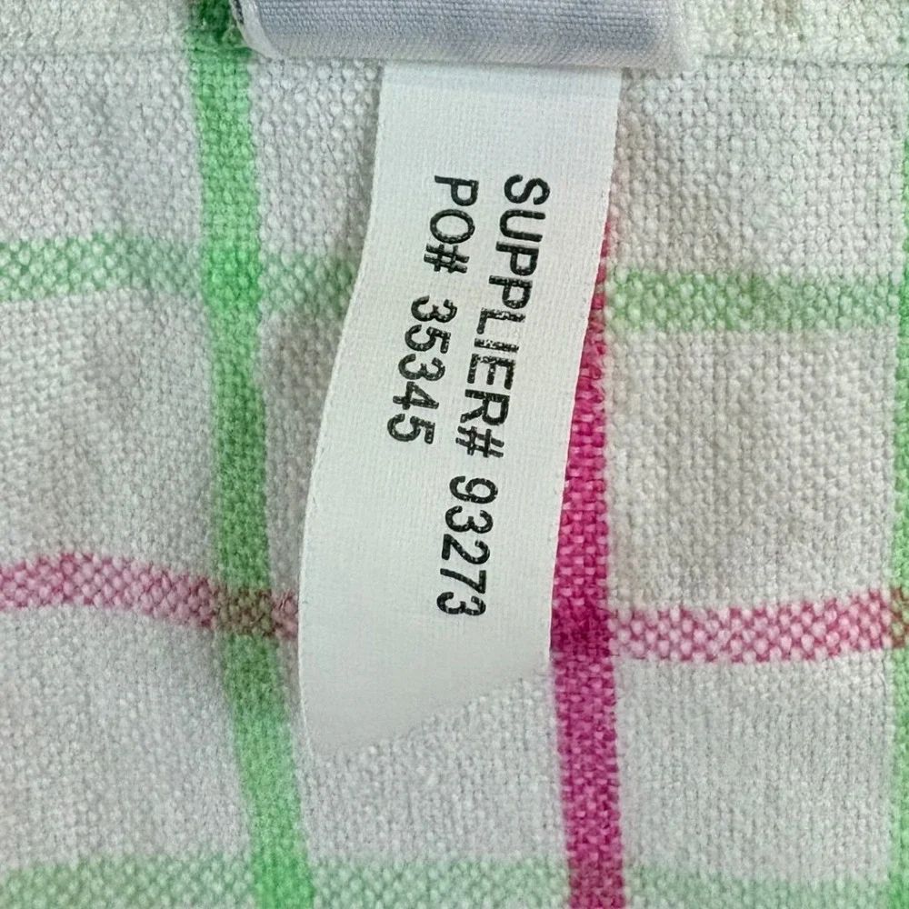 Polo‎ Ralph Lauren Mens 16.5 LG Classic Fit Pastel Shirt Pink Green Check Easter